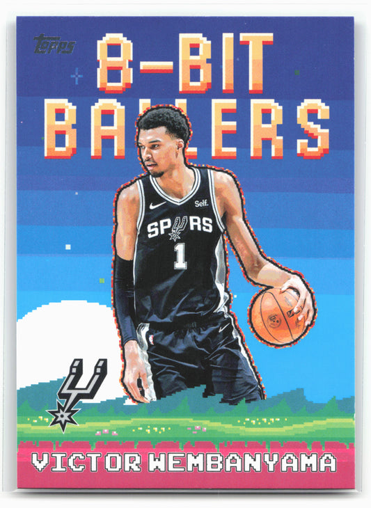 2025-26 Topps #8B-4 Victor Wembanyama 8-Bit Ballers 27468