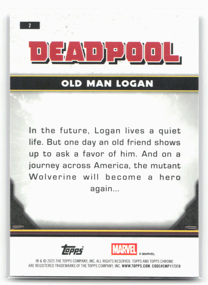 2025 Topps Chrome Marvel Deadpool #2 Old Man Logan