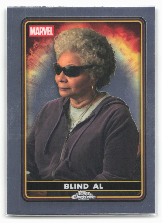 2025 Topps Chrome Marvel Deadpool #32 Blind Al