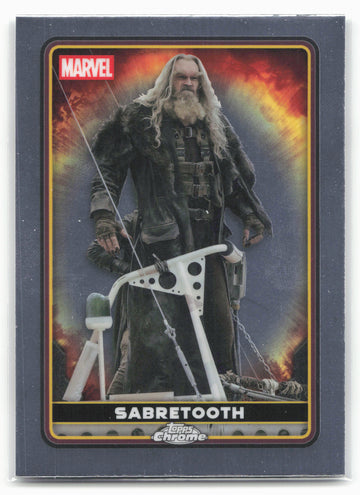 2025 Topps Chrome Marvel Deadpool #41 Sabretooth