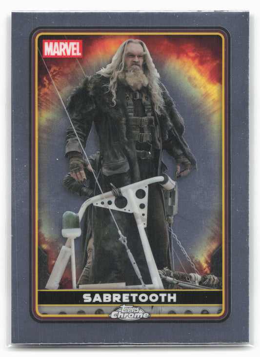 2025 Topps Chrome Marvel Deadpool #41 Sabretooth