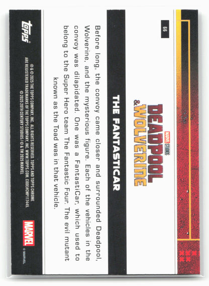2025 Topps Chrome Marvel Deadpool #66 The FantastiCar