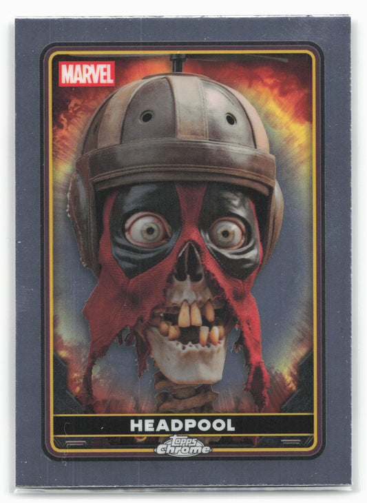 2025 Topps Chrome Marvel Deadpool #24 Headpool