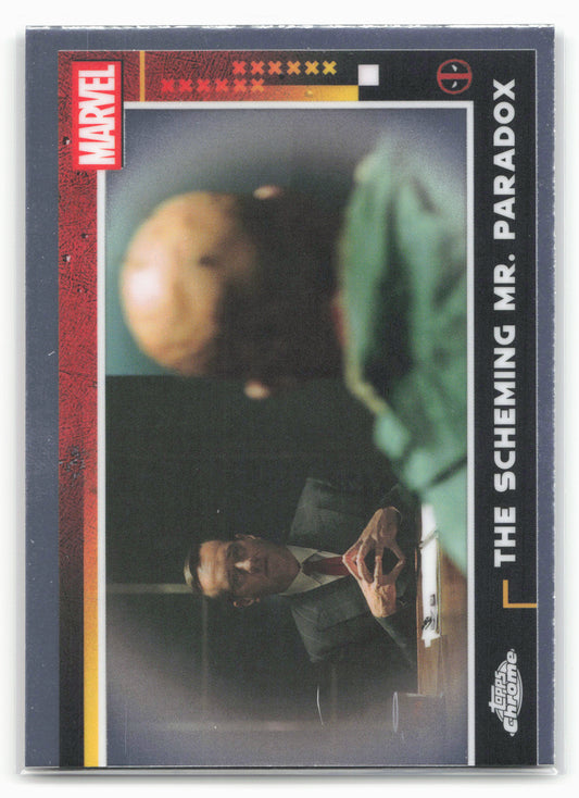 2025 Topps Chrome Marvel Deadpool #56 The Scheming Mr. Paradox