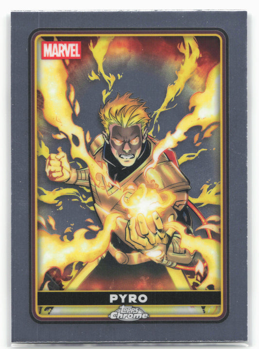 2025 Topps Chrome Marvel Deadpool #11 Pyro