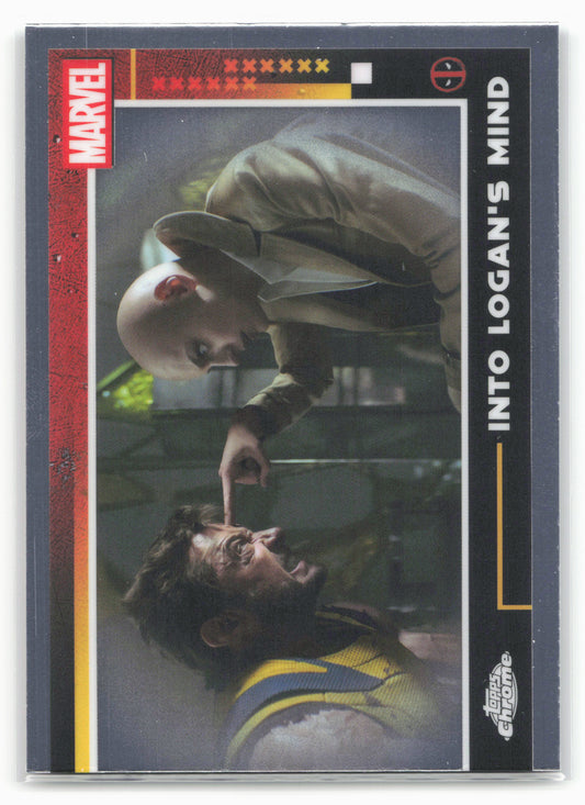 2025 Topps Chrome Marvel Deadpool #88 Into Logan's Mind