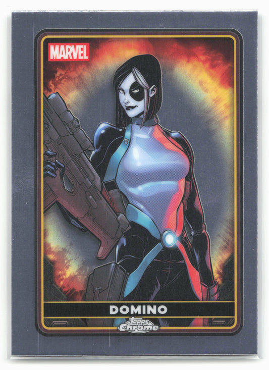 2025 Topps Chrome Marvel Deadpool #4 Domino