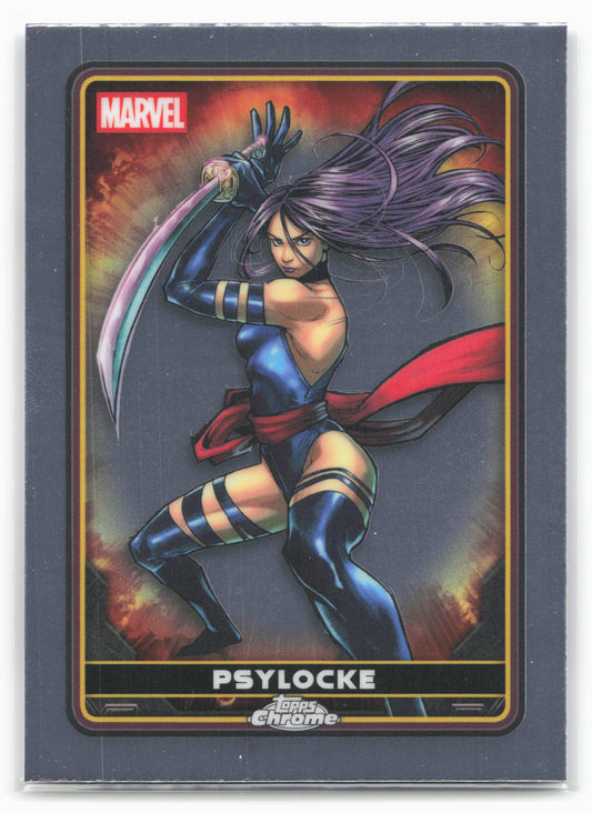 2025 Topps Chrome Marvel Deadpool #8 Psylocke