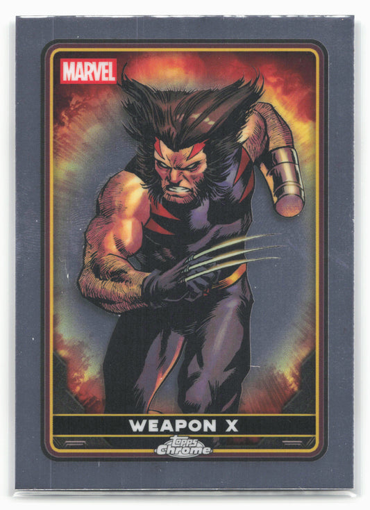 2025 Topps Chrome Marvel Deadpool #16 Weapon X