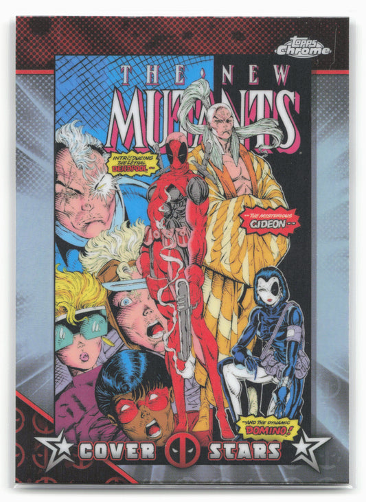 2025 Topps Chrome Marvel Deadpool #CS-29 The New Mutants #98 Cover Stars