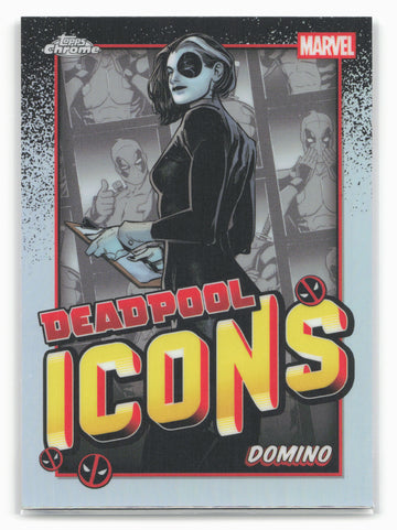 2025 Topps Chrome Marvel Deadpool #DI-3 Domino Deadpool Icons