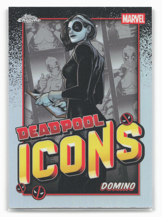 2025 Topps Chrome Marvel Deadpool #DI-3 Domino Deadpool Icons