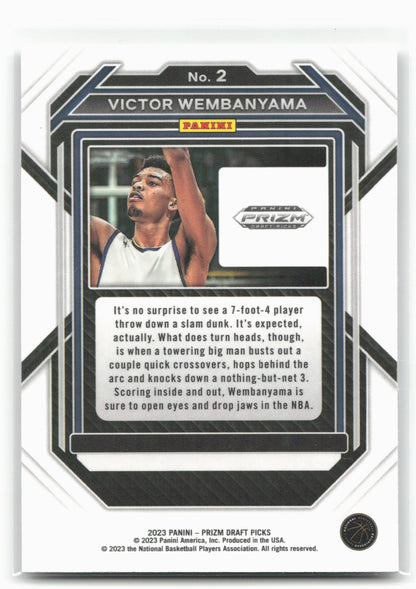 2023 Panini Prizm Draft Picks #2 Victor Wembanyama 27502