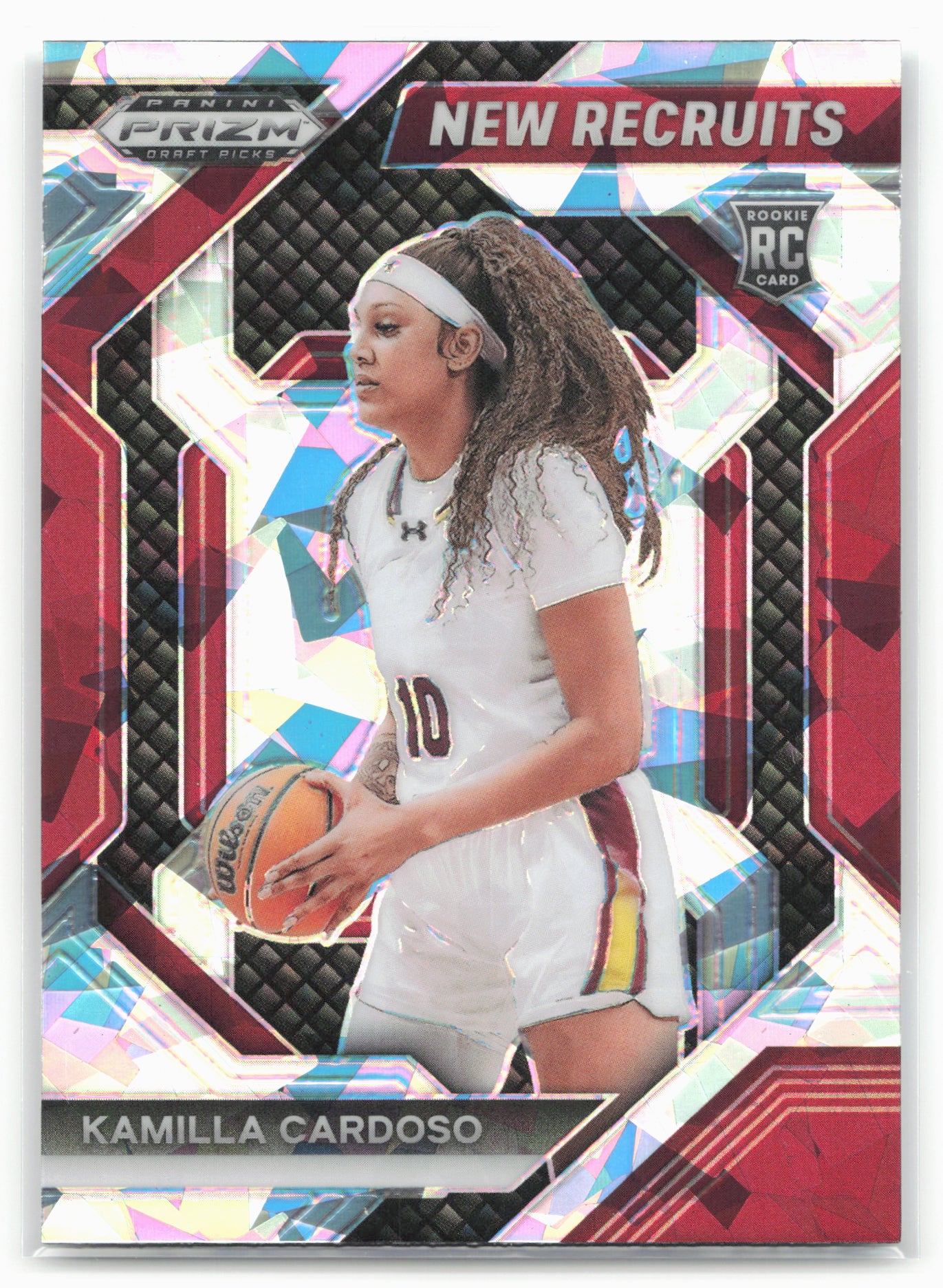 2024 Panini Prizm Draft Picks #1 Kamilla Cardoso New Recruits Prizms Ice 27517