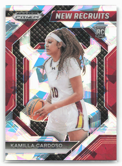 2024 Panini Prizm Draft Picks #1 Kamilla Cardoso New Recruits Prizms Ice 27517