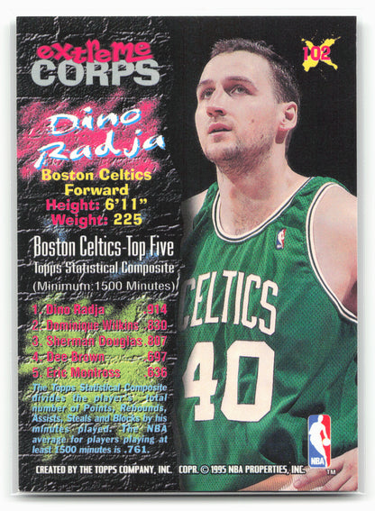 1995-96 Stadium Club #102 Dino Radja 27521