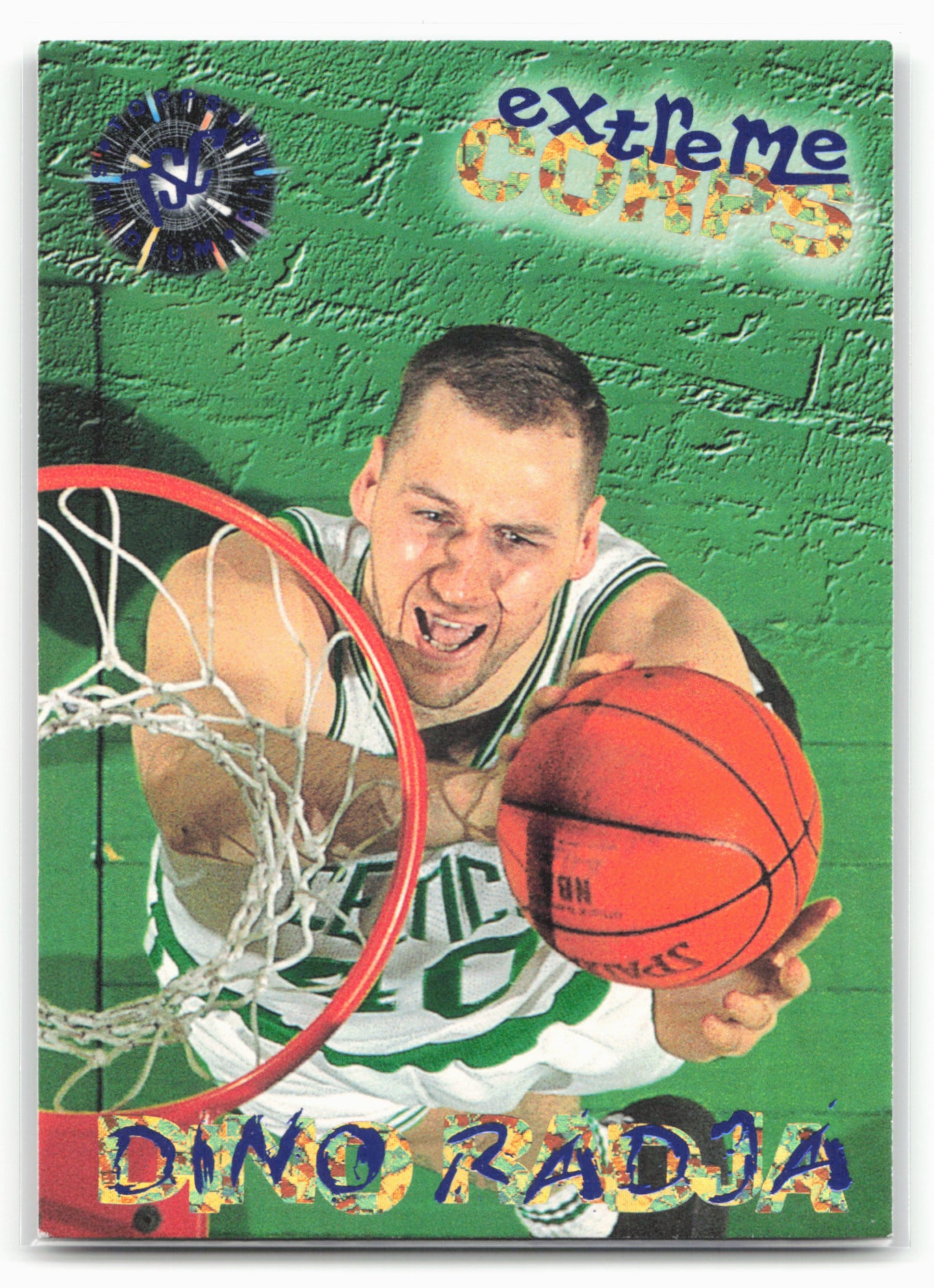 1995-96 Stadium Club #102 Dino Radja 27521