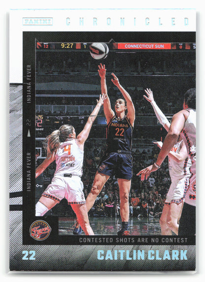 2025 Panini Caitlin Clark Chronicled #30 Caitlin Clark Holo 27531