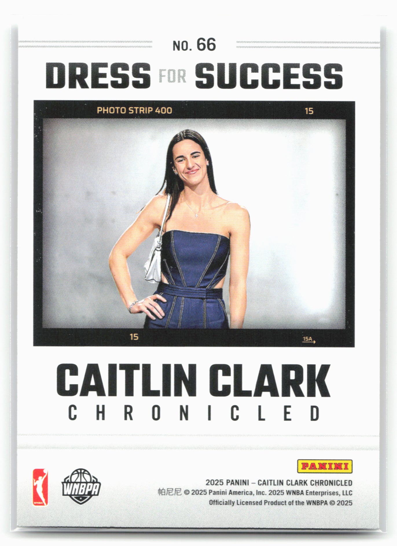 2025 Panini Caitlin Clark Chronicled #66 Caitlin Clark Holo 27532