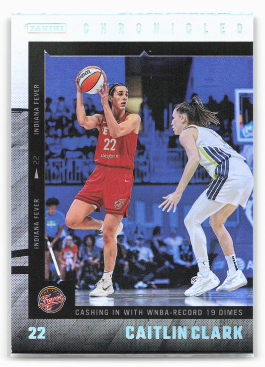 2025 Panini Caitlin Clark Chronicled #6 Caitlin Clark Holo 27538