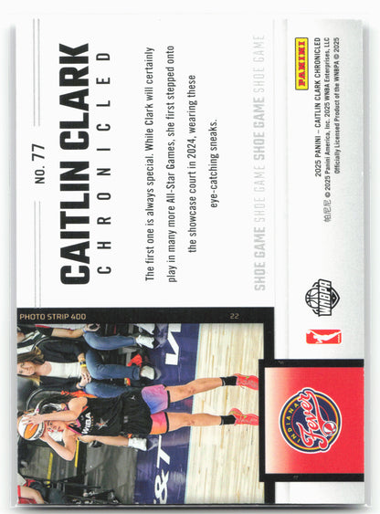 2025 Panini Caitlin Clark Chronicled #77 Caitlin Clark Holo 27539