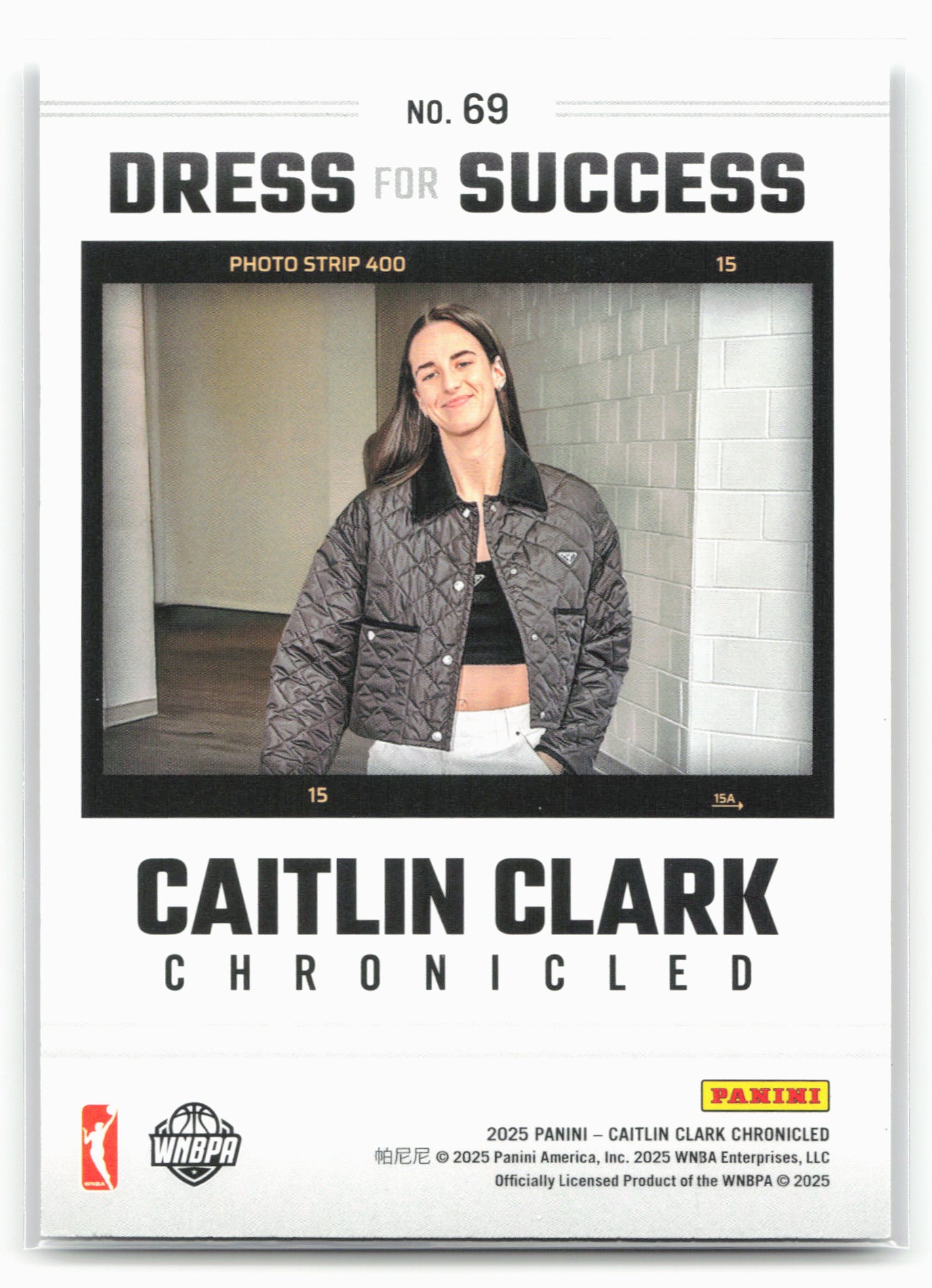 2025 Panini Caitlin Clark Chronicled #69 Caitlin Clark Holo 27540