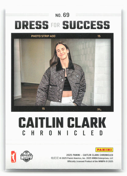 2025 Panini Caitlin Clark Chronicled #69 Caitlin Clark Holo 27540