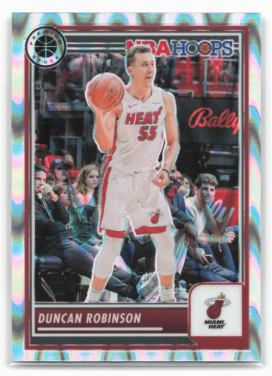 2023-24 Hoops Premium Stock #164 Duncan Robinson Seismic Prizm 27549
