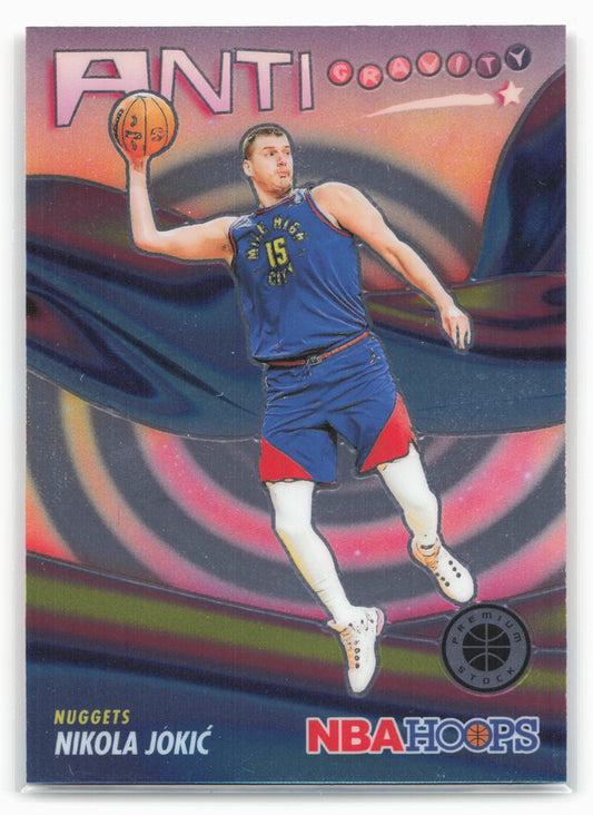 2023-24 Hoops Premium Stock #17 Nikola Jokic Anti Gravity 27551