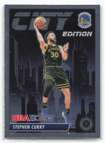 2023-24 Hoops Premium Stock #30 Stephen Curry City Edition 27552