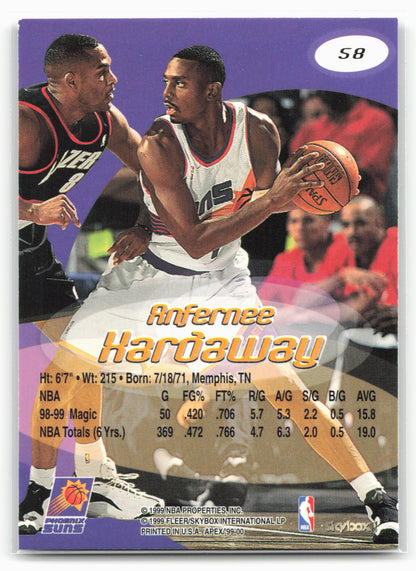 1999-00 SkyBox Apex #58 Anfernee Hardaway 27556