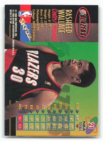1997-98 Metal Universe Championship #21 Rasheed Wallace 27557