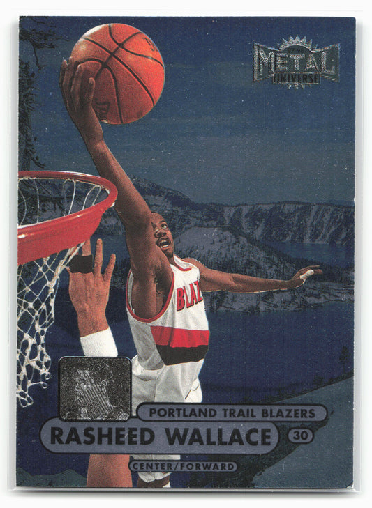1997-98 Metal Universe Championship #21 Rasheed Wallace 27557