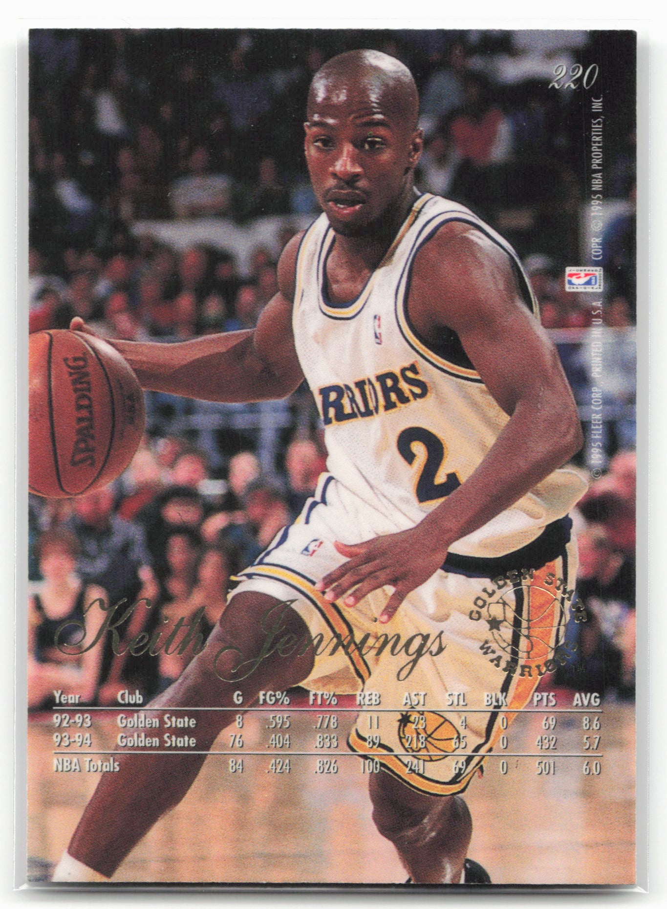 1994-95 Flair #220 Keith Jennings 27558