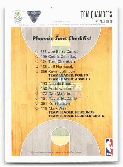 1991-92 Upper Deck #95b Tom Chambers 27567