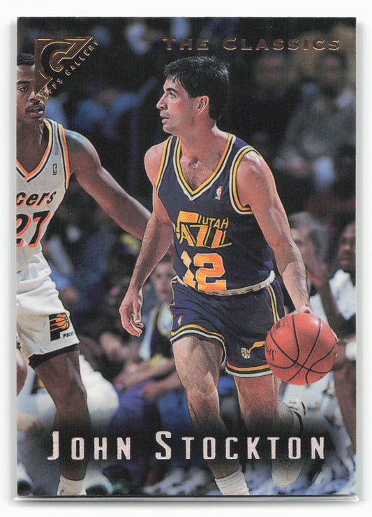 1995-96 Topps Gallery #60 John Stockton