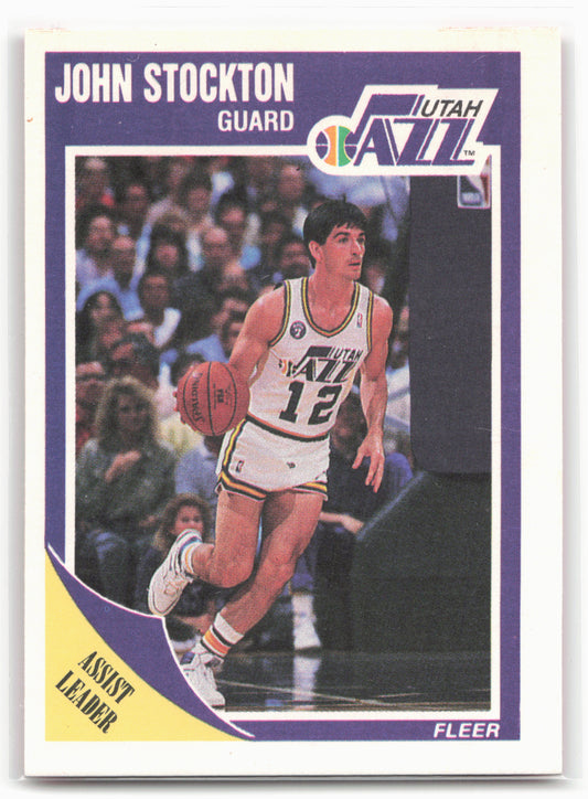 1989-90 Fleer #156 John Stockton