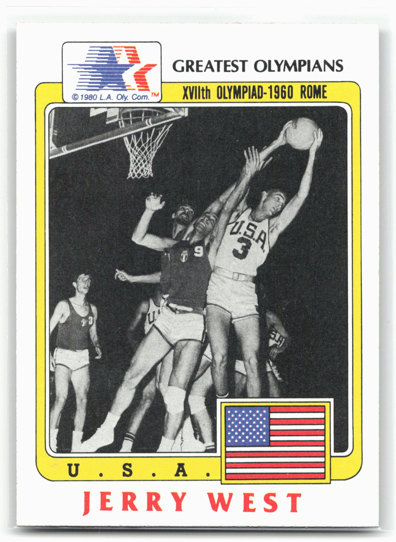 1983 Topps Greatest Olympians #91 Jerry West