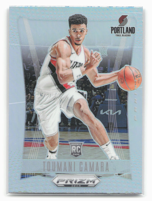 2023-24 Panini Prizm Deca #6 Toumani Camara Prizms Silver