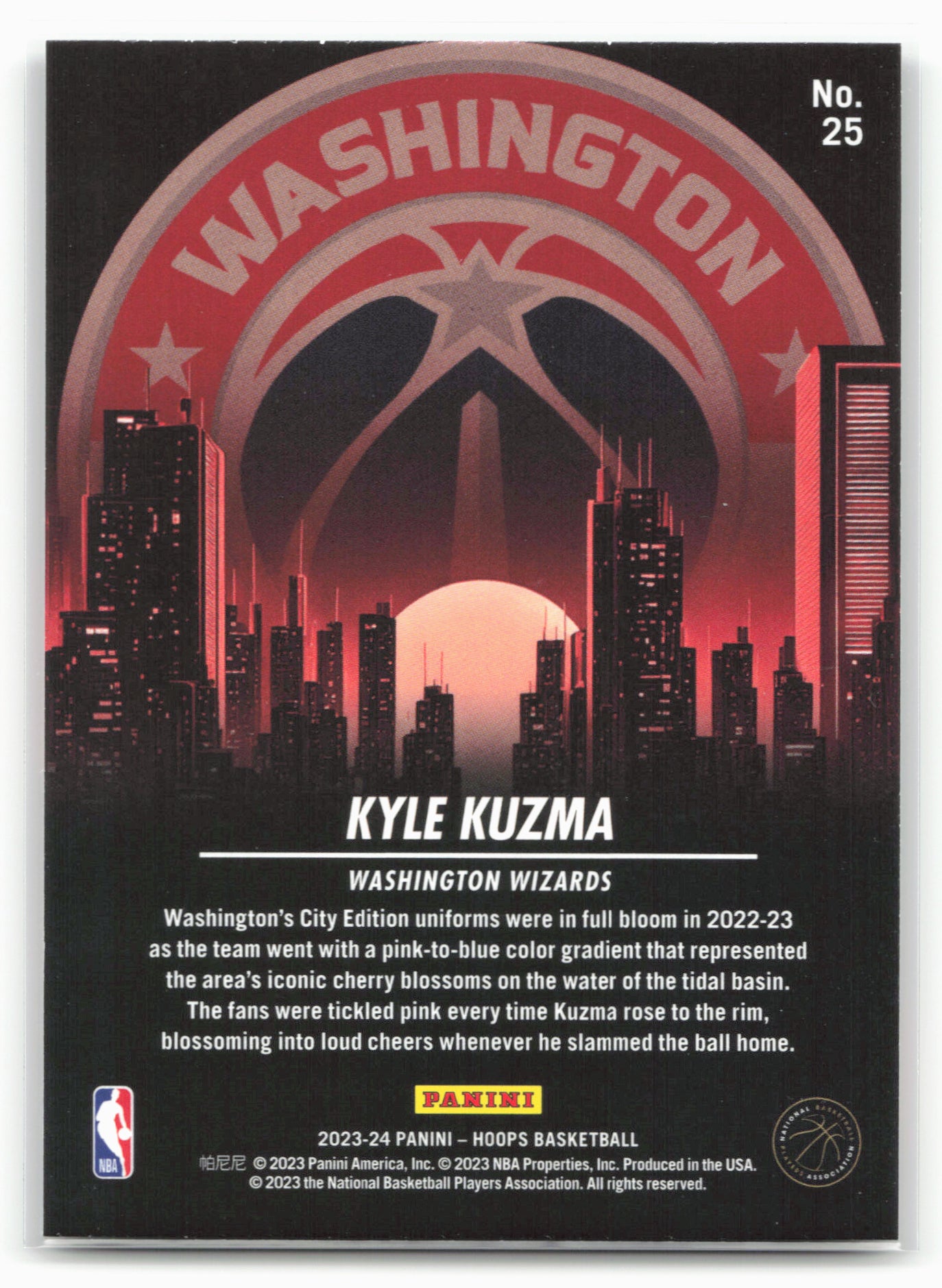 2023-24 Hoops #25 Kyle Kuzma City Edition