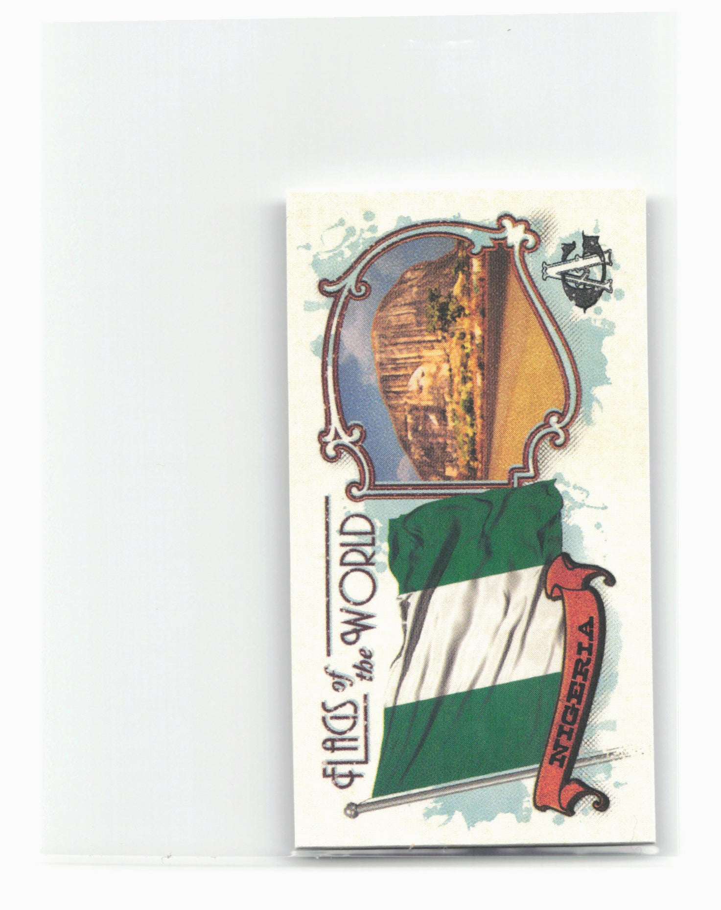 2024 Topps Allen & Ginter #FOTW-50 Nigeria Mini Flags of the World
