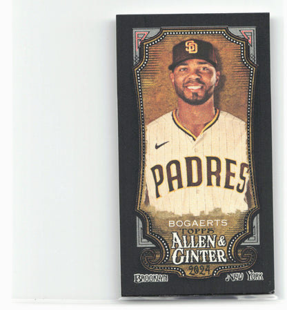 2024 Topps Allen & Ginter #144 Xander Bogaerts Mini Black Border