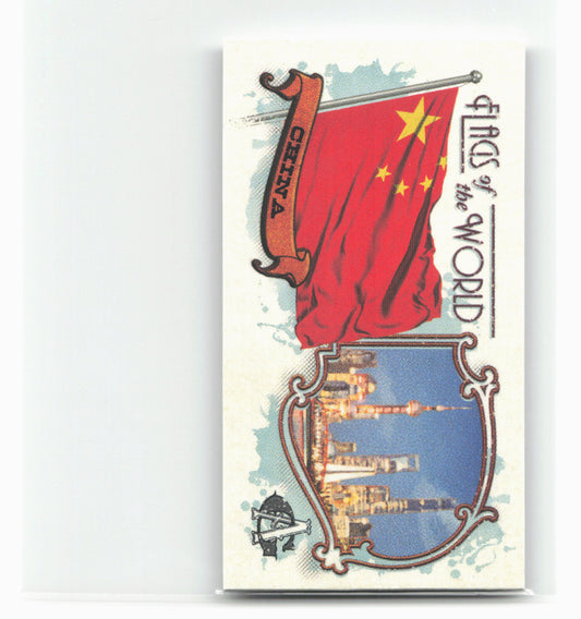2024 Topps Allen & Ginter #FOTW-6 China Mini Flags of the World