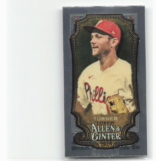 2024 Topps Allen & Ginter X #39 Trea Turner Mini Chrome