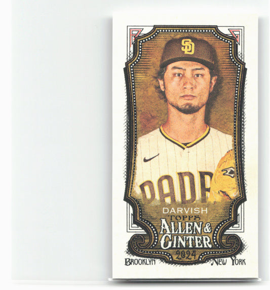 2024 Topps Allen & Ginter #5 Yu Darvish Mini A & G Back