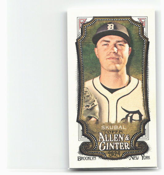 2024 Topps Allen & Ginter #205 Tarik Skubal Mini A & G Back