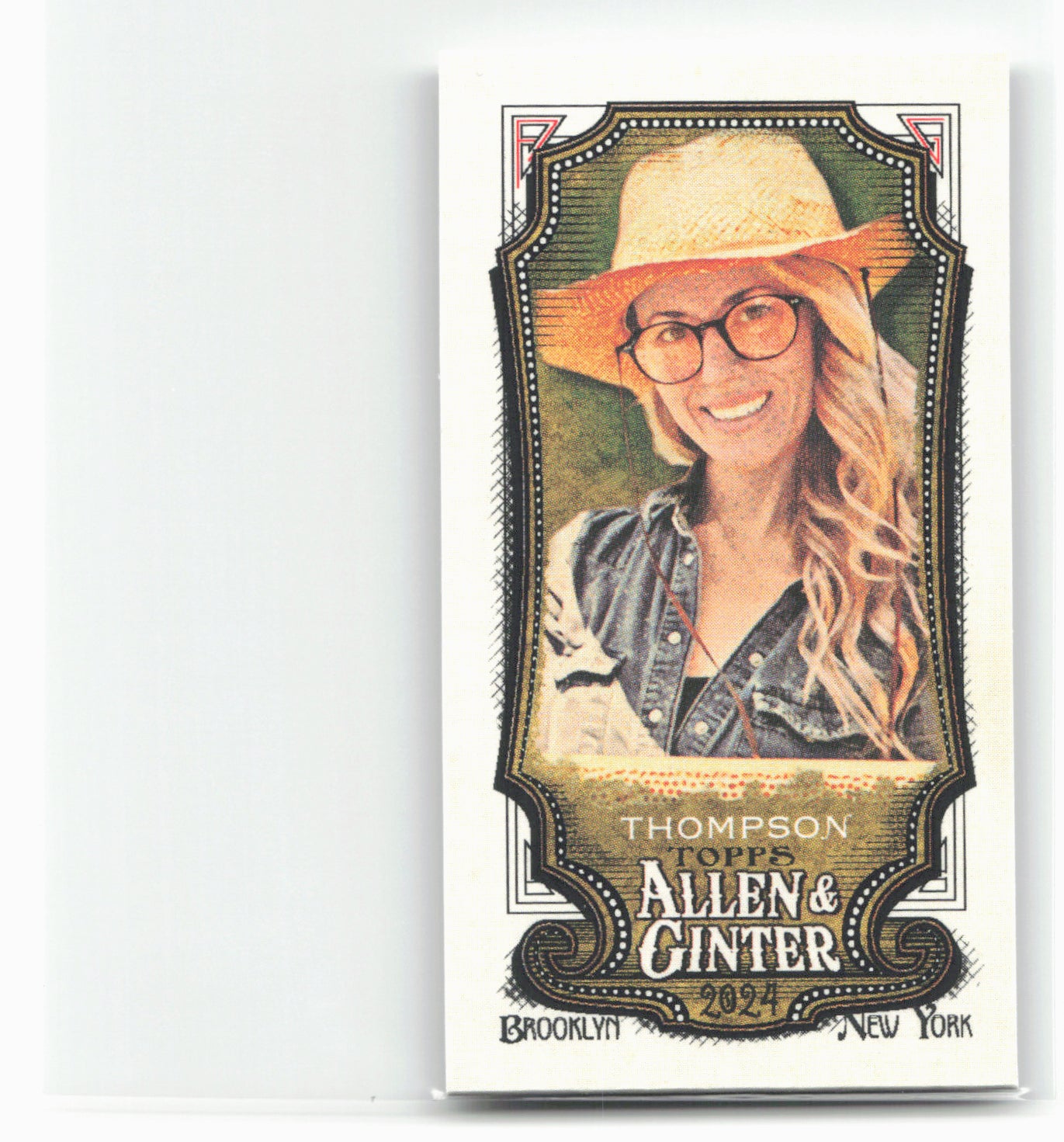 2024 Topps Allen & Ginter #249 Erika Thompson Mini A & G Back