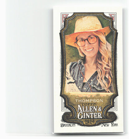 2024 Topps Allen & Ginter #249 Erika Thompson Mini A & G Back