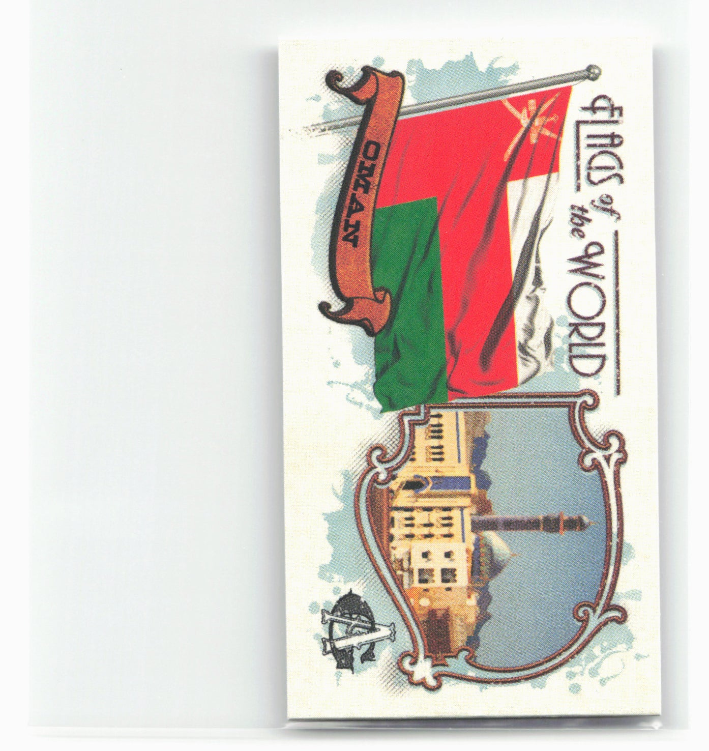2024 Topps Allen & Ginter #FOTW-26 Oman Mini Flags of the World