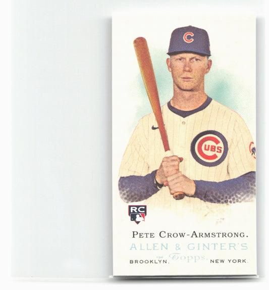 2024 Topps Allen & Ginter #RD-3 Pete Crow-Armstrong Mini Rookie Design